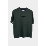 Olive Drop Shoulder Tee - INTC80-310