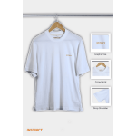 White Drop Shoulder Tee - INTC80-309 - Image 2